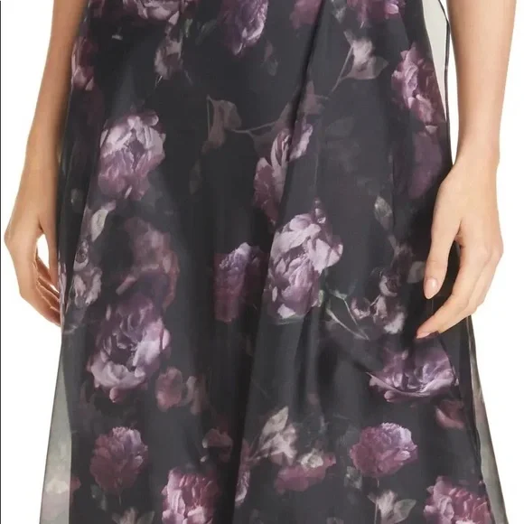 Vince Night Garden Handkerchief Drape Skirt - Picture 8 of 16